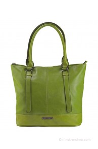 Caprese Chic Tote Medium Leaf Green Shoulder Bag